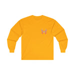 Purple Flaming Butterfly Long Sleeve