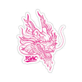 Pink Dragon Stickers