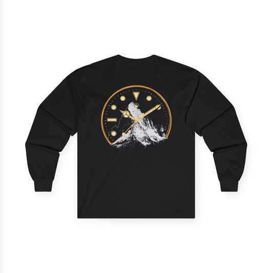 "Peaks" Watch Face Long Sleeve Tee