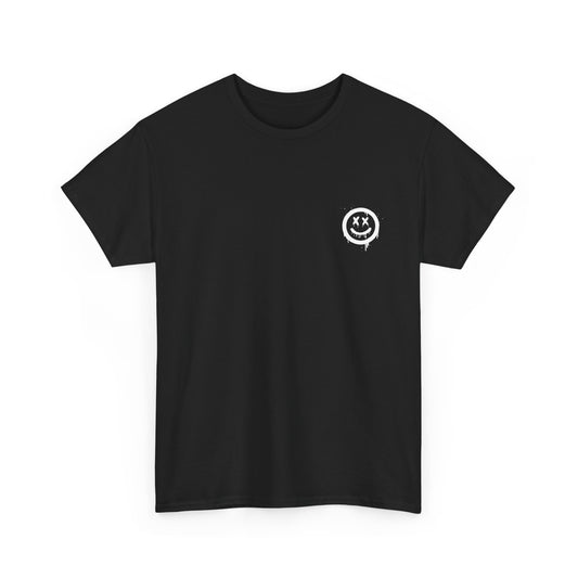 Spray Paint Smiley Cotton Tee