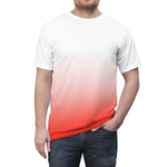 Red Color Fade Tee